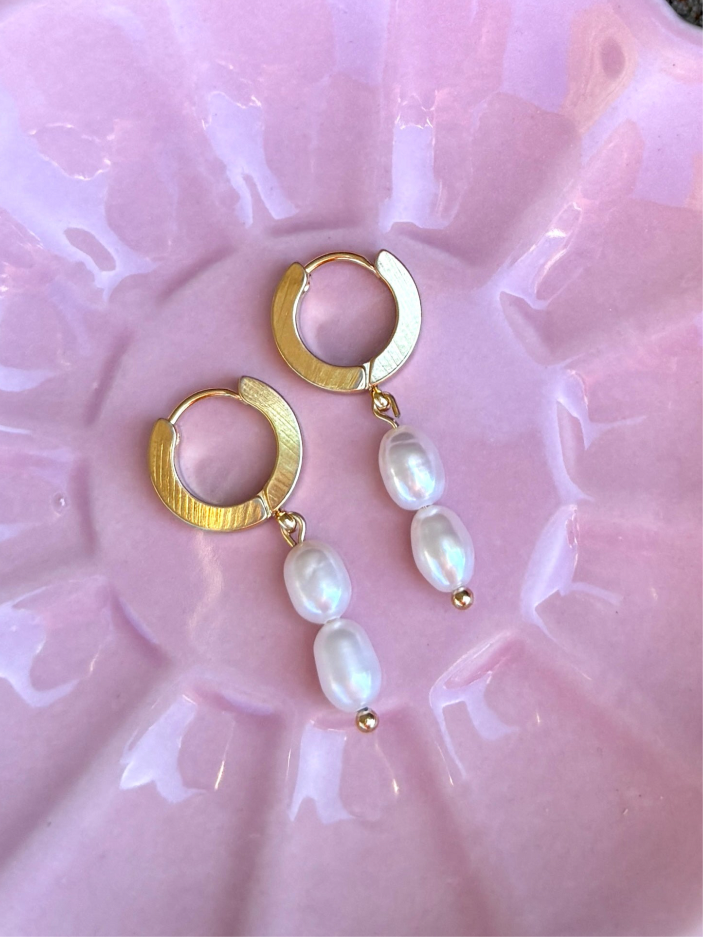 Clear Pearl Ohrringe