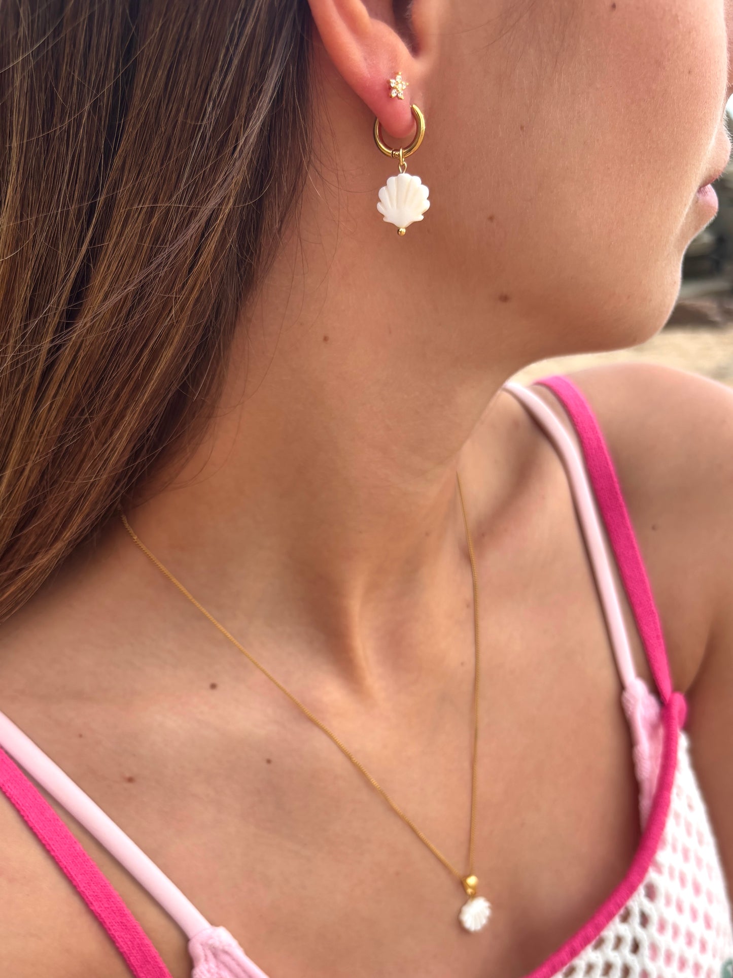 Island Beauty Hoops