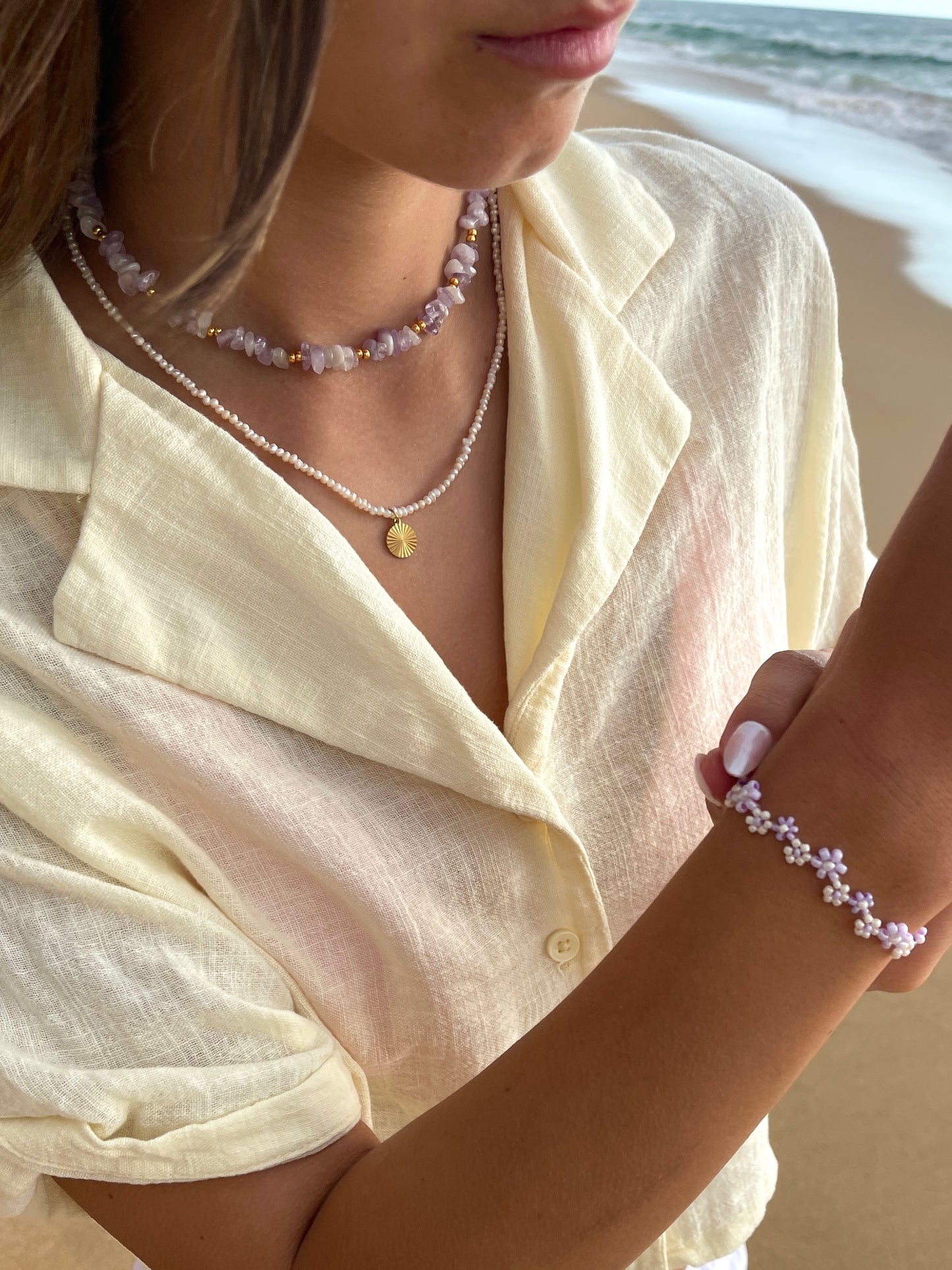 Lavender Armband
