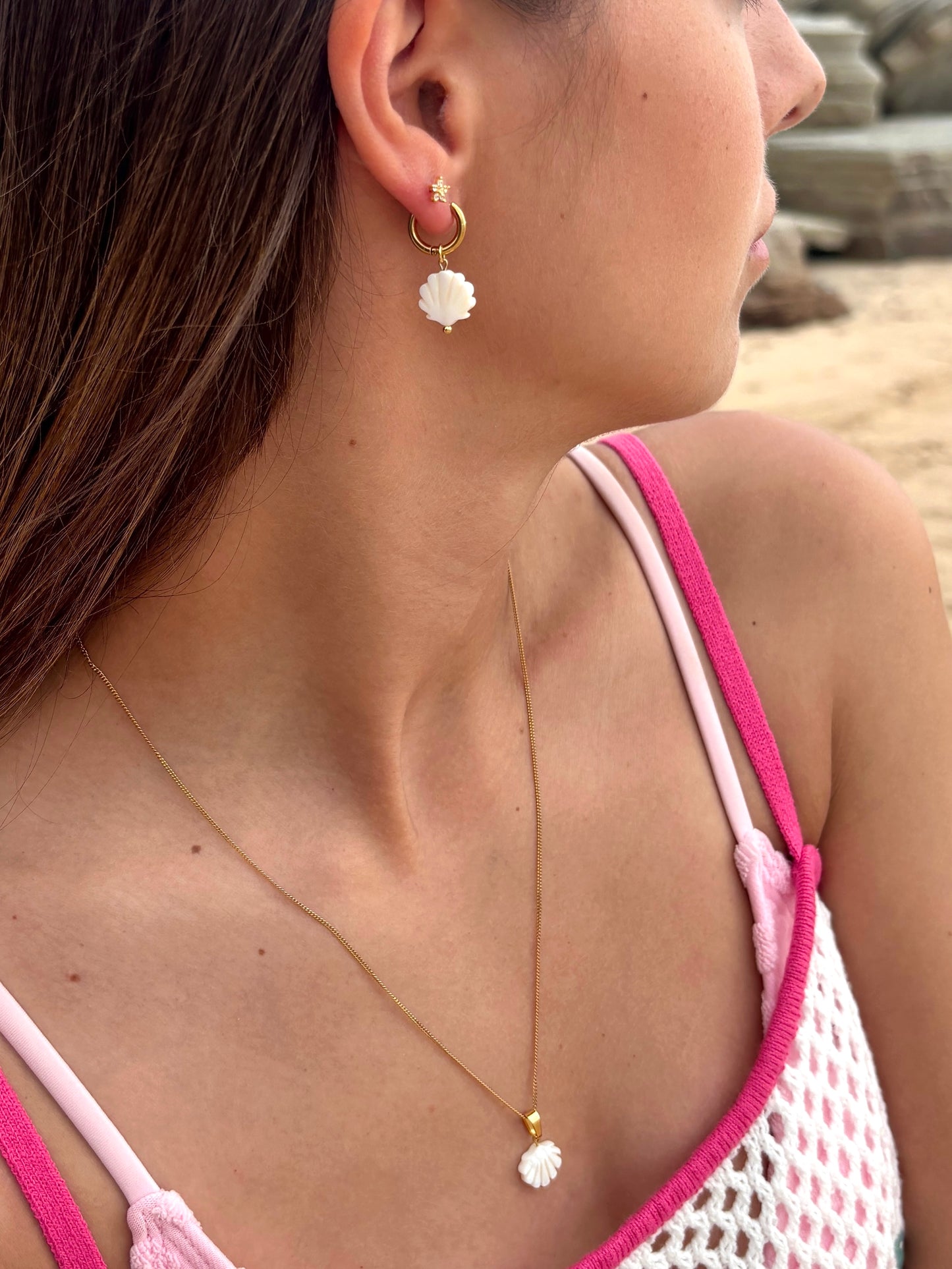 Island Beauty Hoops