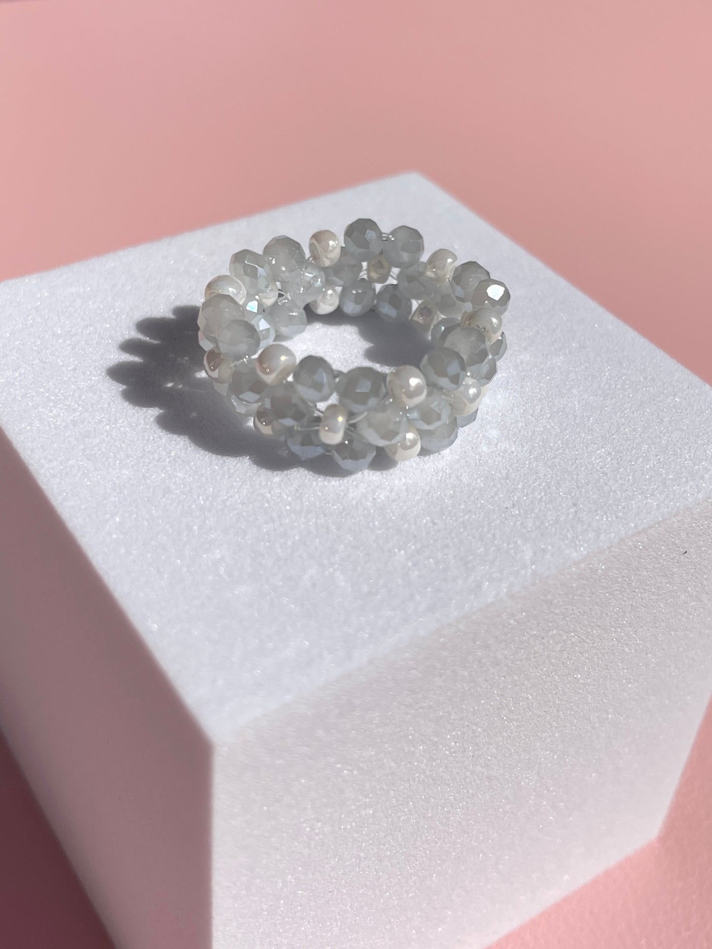 Crystal Flower Ring