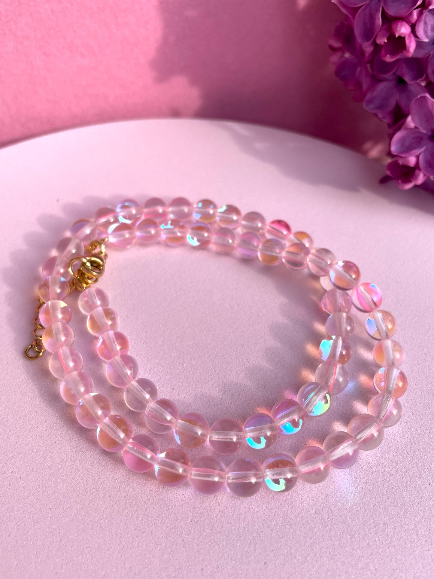 Aura Pink Choker