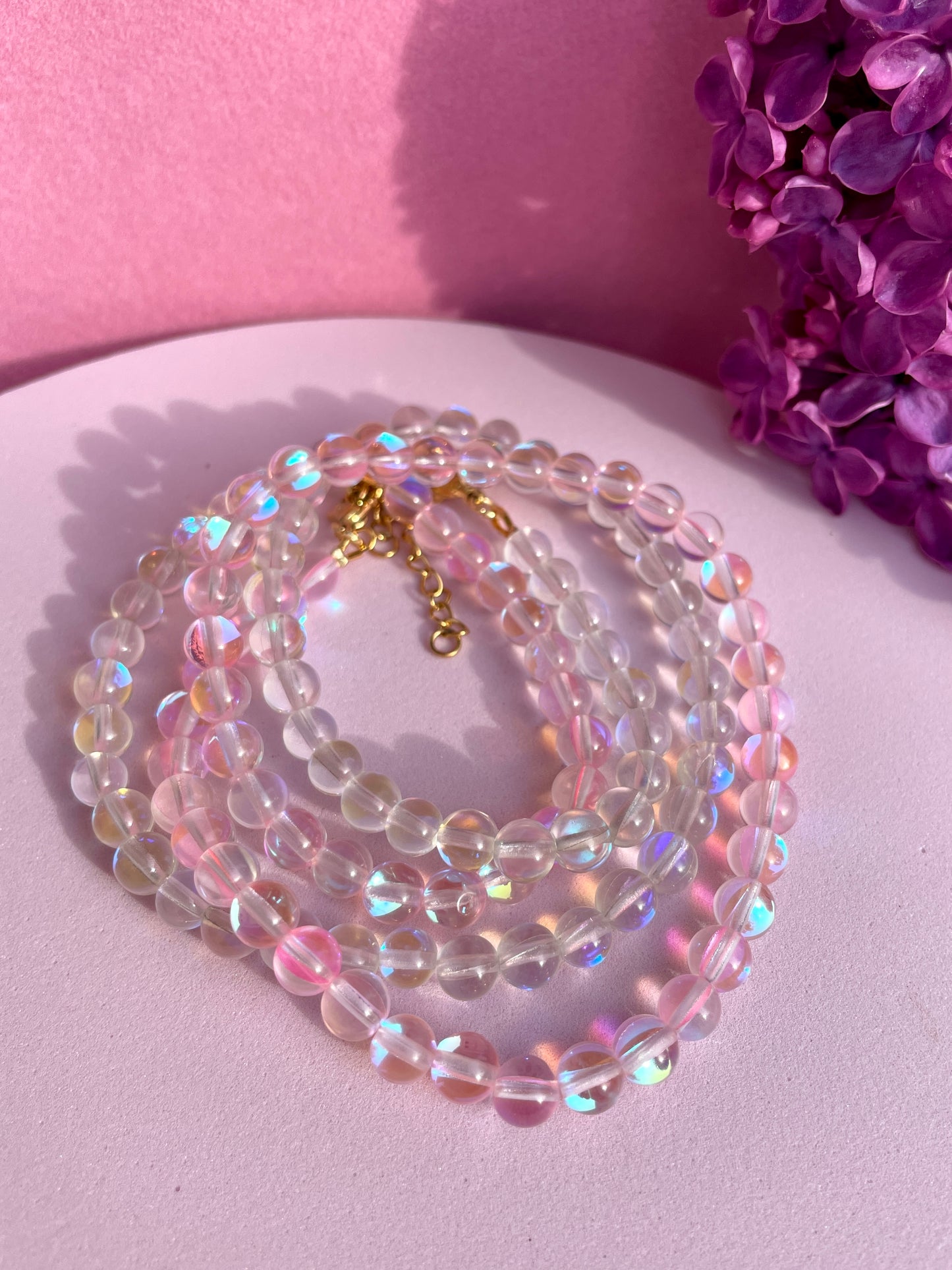 Aura Pink Choker