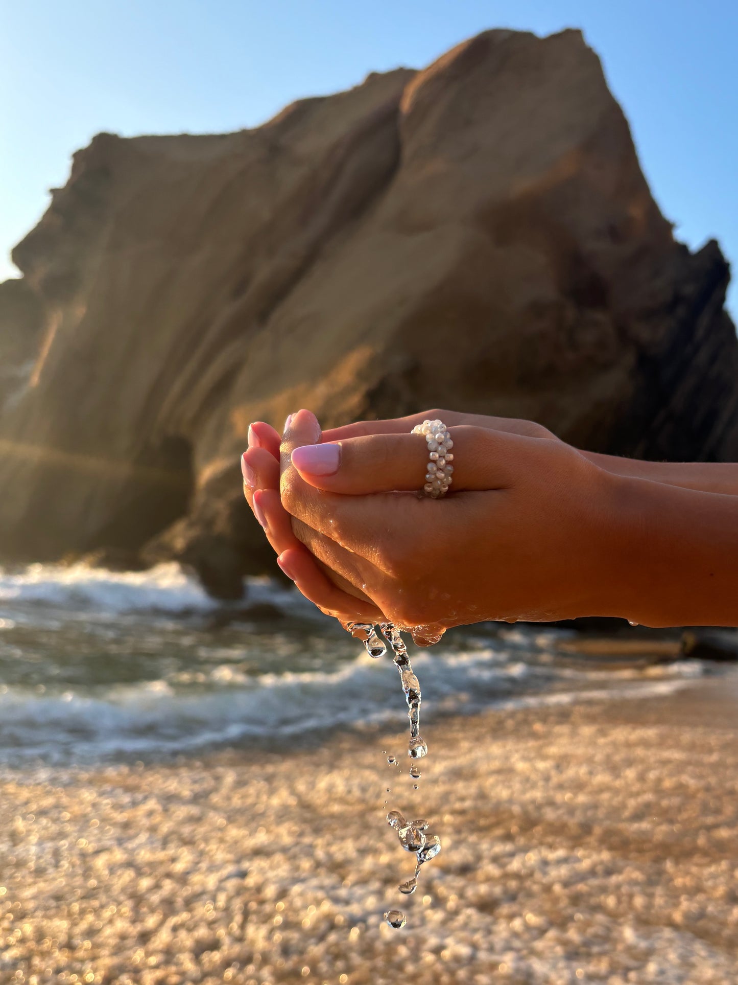 Crystal Flower Ring