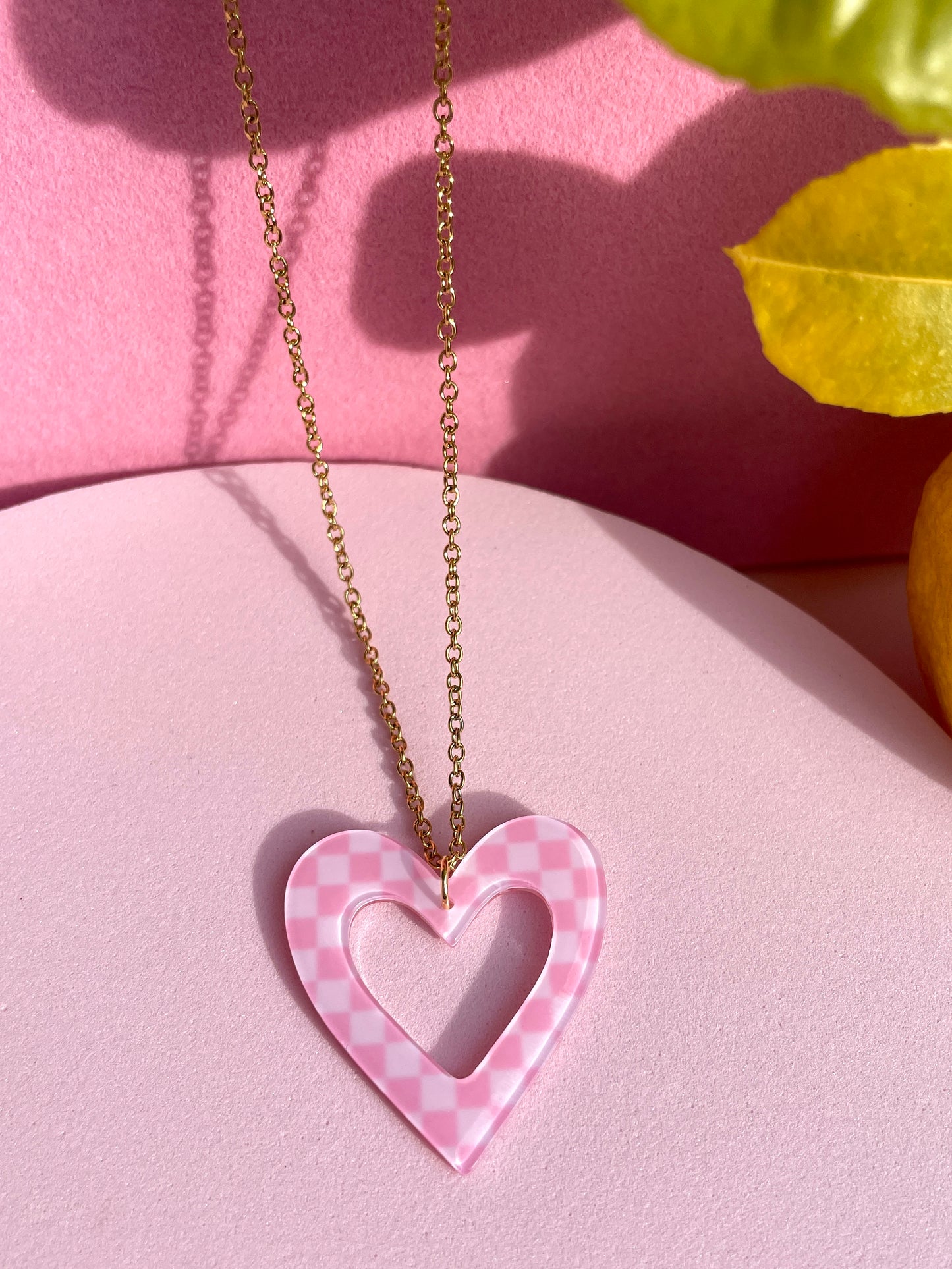 Square Heart Kette