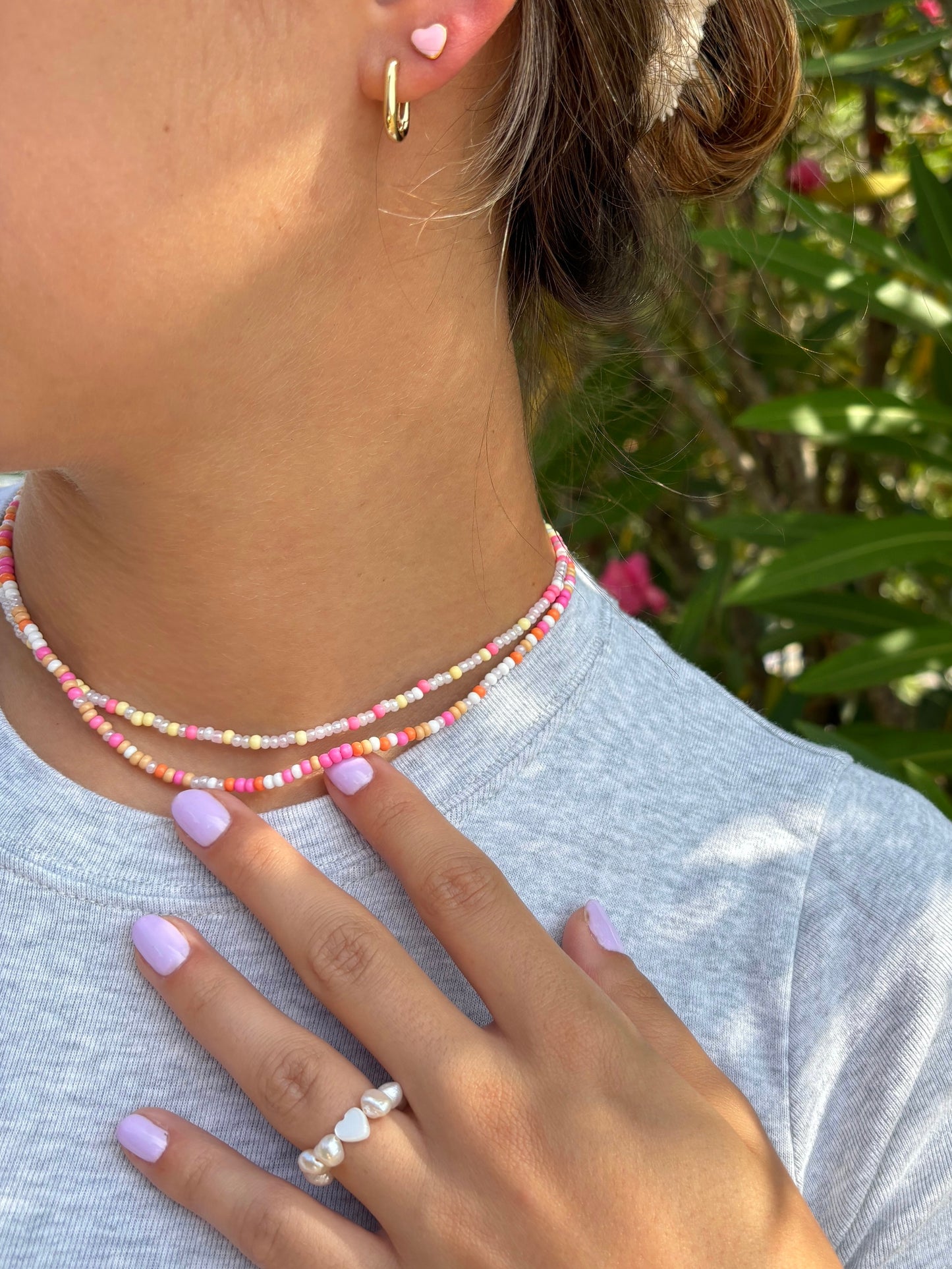 Cotton Candy Choker